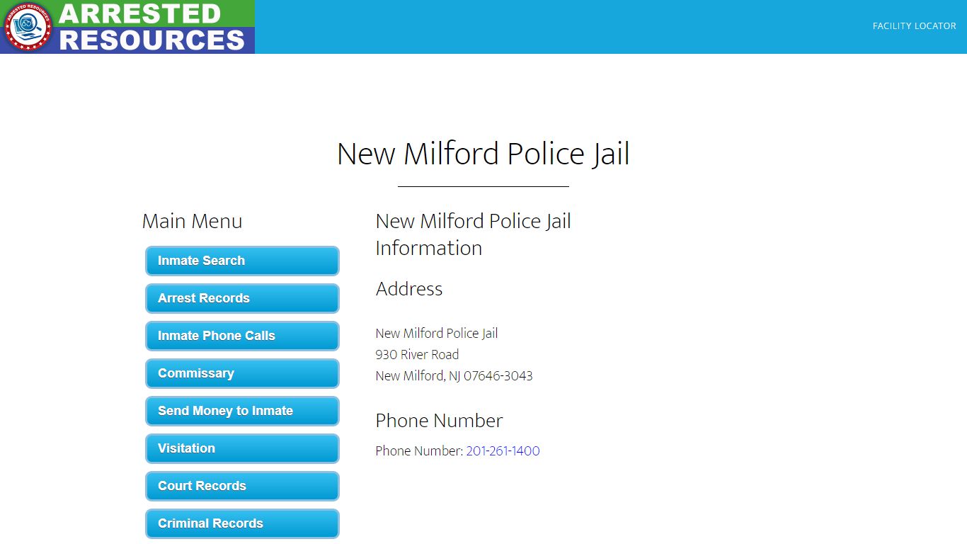 New Milford Police Jail - Inmate Search - New Milford, NJ